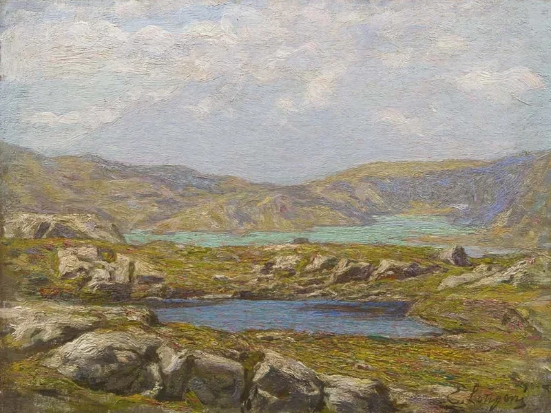 1859-Emilio Longoni - Laghetto del Bernina, 1911